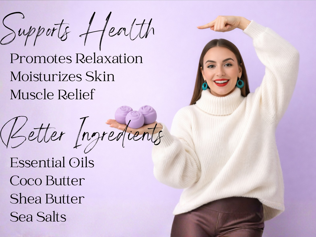 EvolutionUSA Lavender Dreams Bath Bombs for Women – 12 Organic Flower Bath Fizzer, Lush Lavender Bath Bombs for Girls, Womens Bathbomb, Lush Gift for Valentine, Easter, Birthday, Mothers Day, Self Care