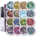 Fairy Tears Chunky Holographic Body Glitter I 16 Colors