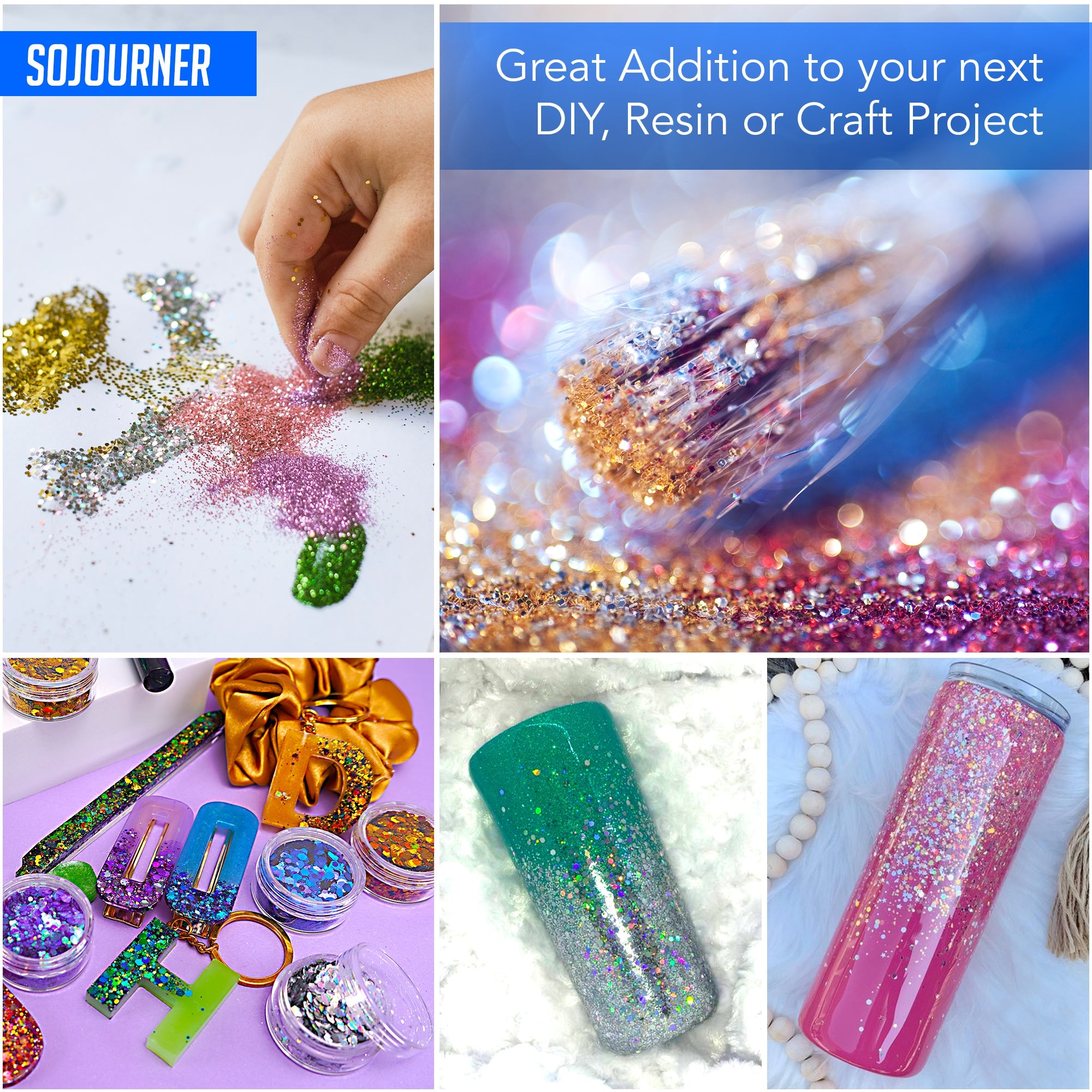 Fairy Tears Chunky Holographic Body Glitter I 16 Colors