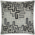 Labyrinth Alloy Grey Throw Pillow Insert