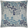 Labyrinth Indigo Blue Throw Pillow Insert