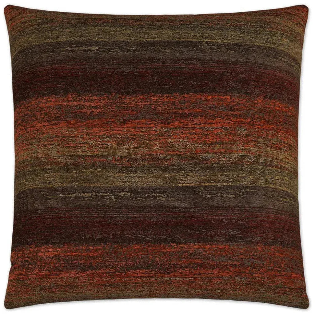 Landscape Spice Red Throw Pillow With Insert