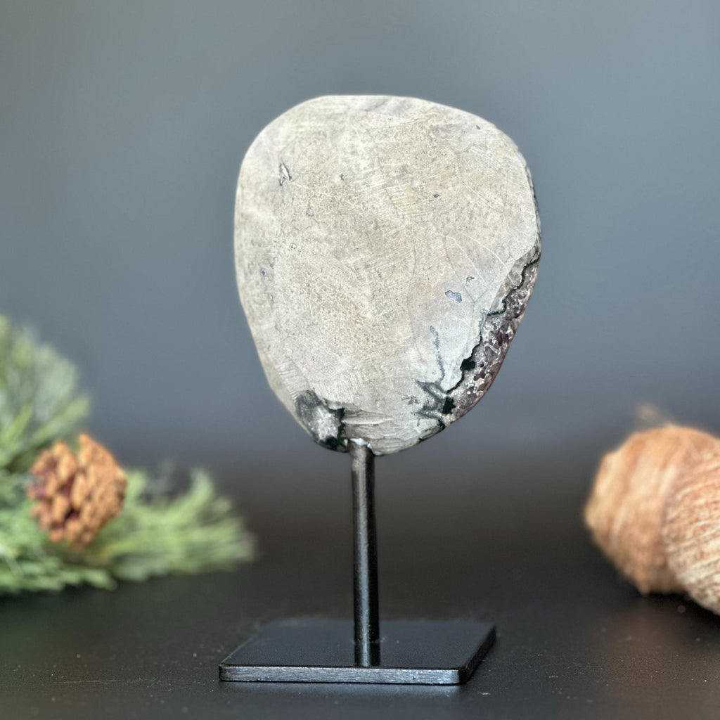 Large Amethyst Crystal Stone, Deep Purple Uruguayan Amethyst Geode , Anniversary Gift for Collectors