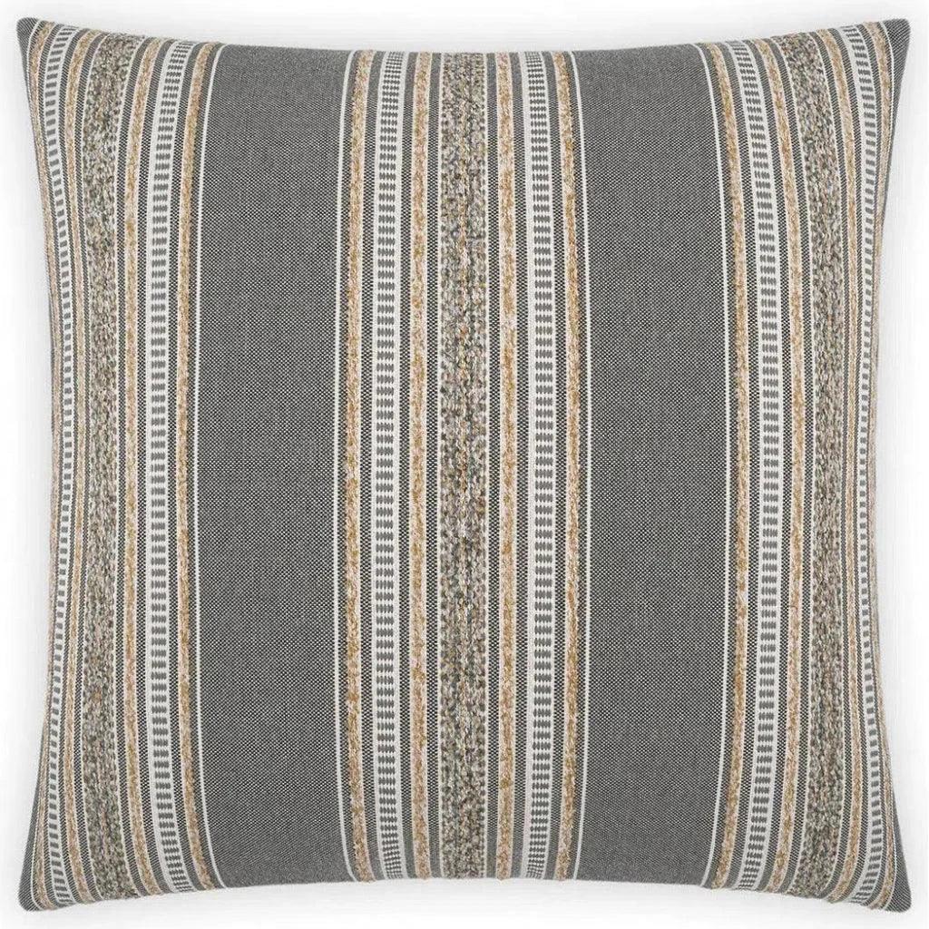 Larsen Carbon Grey Throw Pillow With Insert