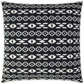 Lightning Black Throw Pillow With Insert