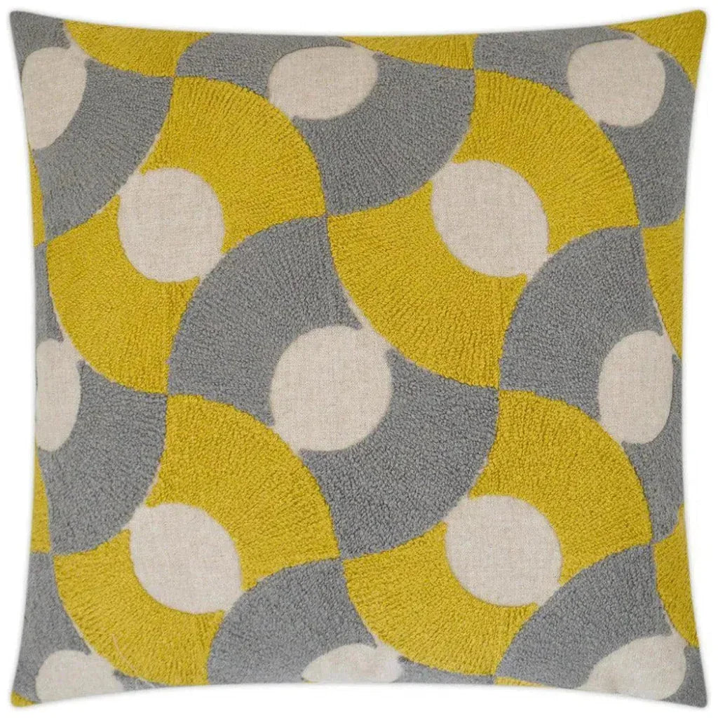 Like It Loud Yellow Throw Pillow With Insert
