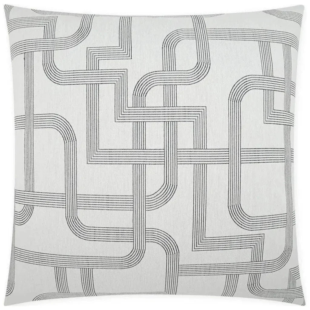 Lithgow White Throw Pillow With Insert