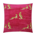 Little Iris Handmade Cotton Throw Pillow