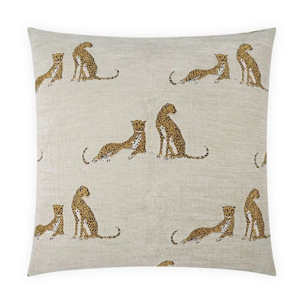 Little Iris Handmade Cotton Throw Pillow