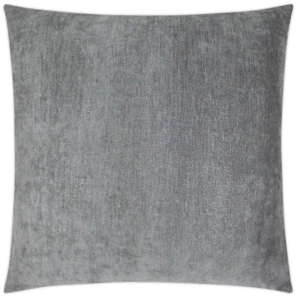 Lustrious Grey Throw Pillow With Insert