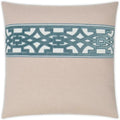 Lyon Blush Teal  Throw Pillow With Insert