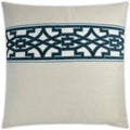 Lyon Pearl Blue Throw Pillow With Insert