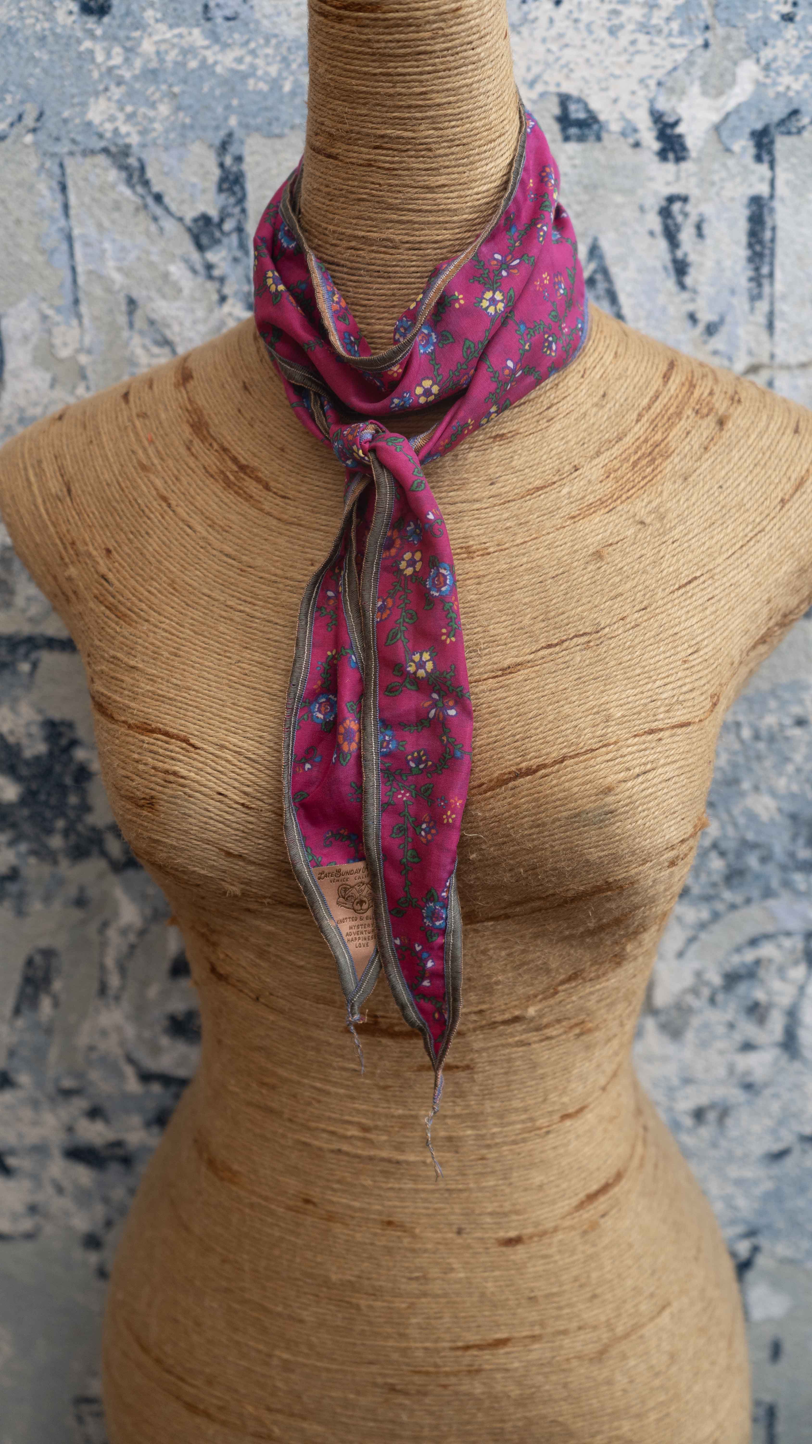 Magenta Summer Neck Scarf