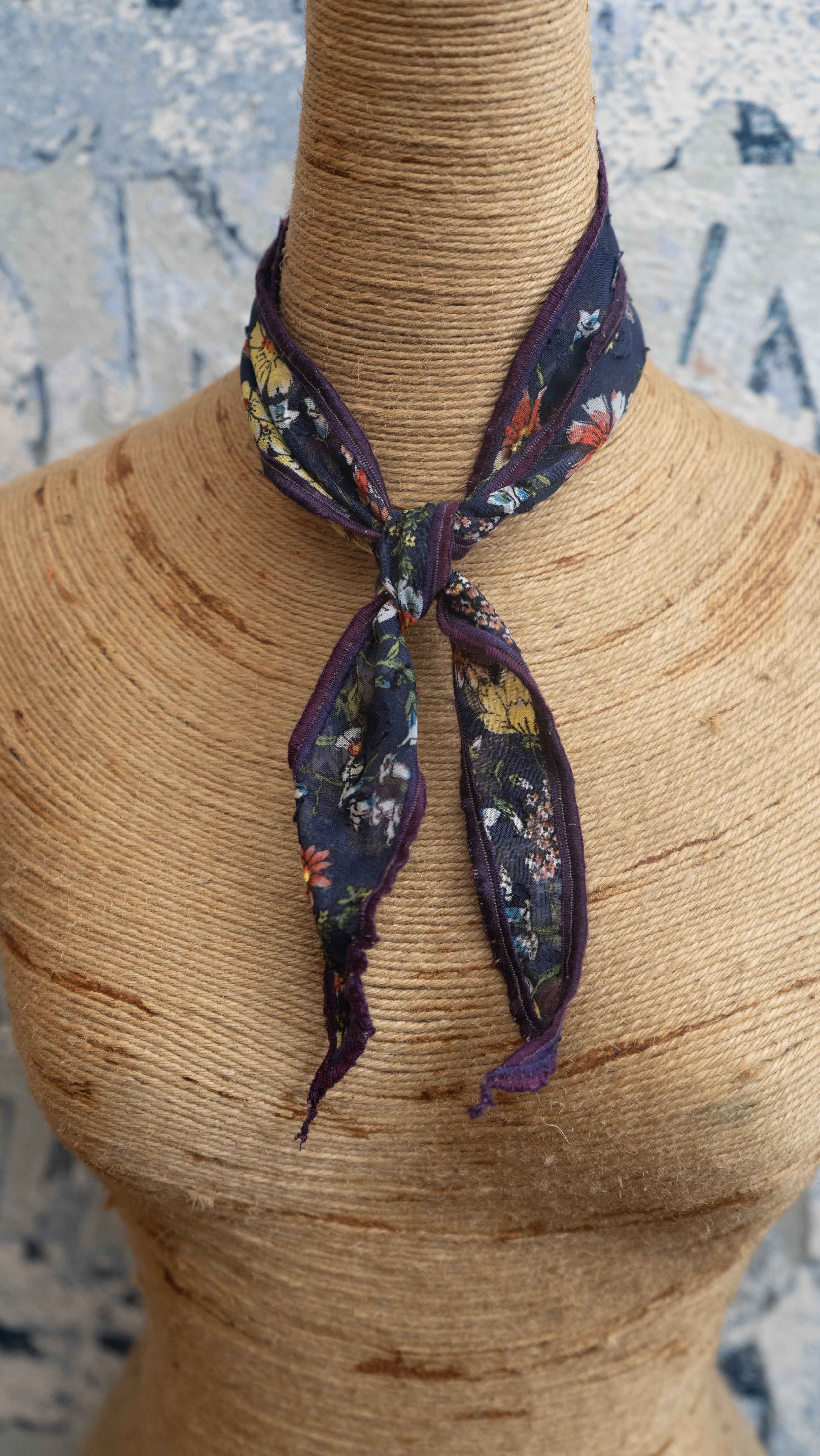 Madam Flower Neck Scarf