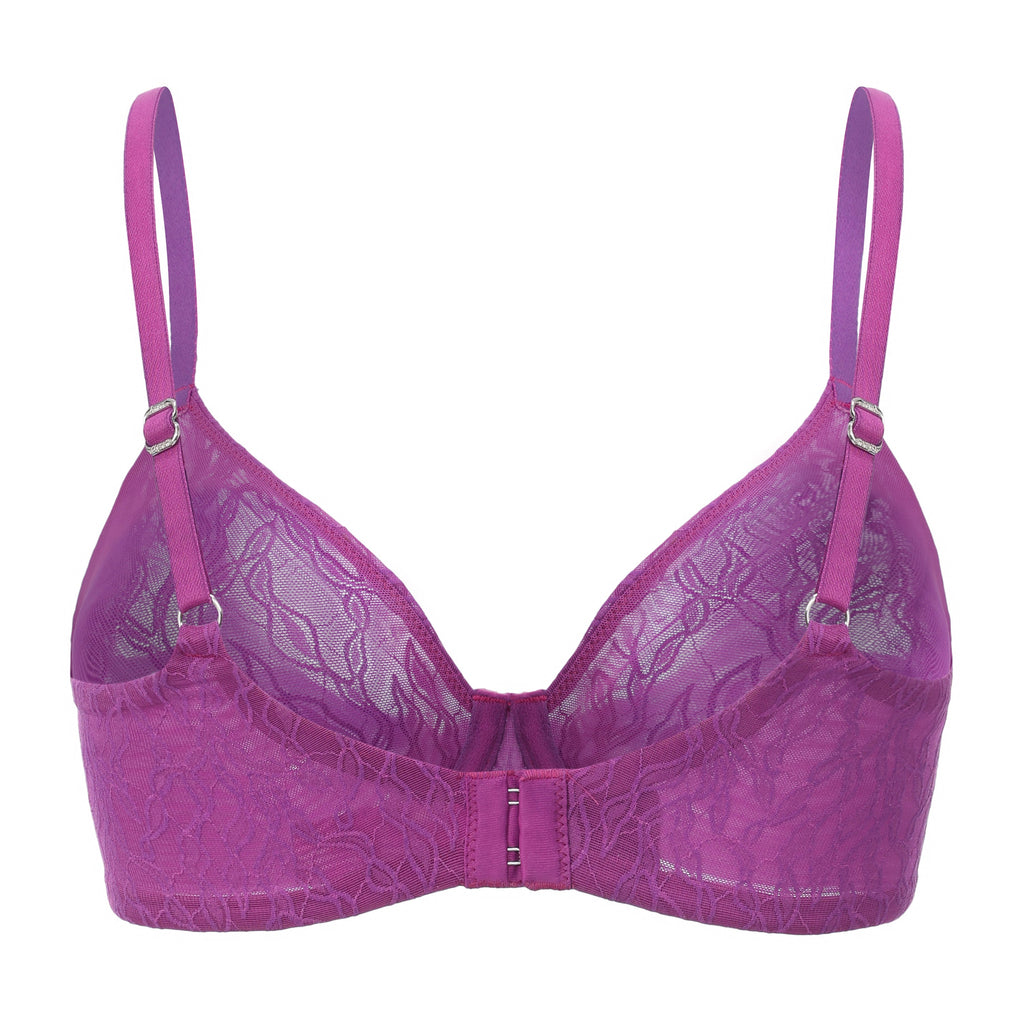 Julie Molded Lace & Mesh T-Shirt Bra