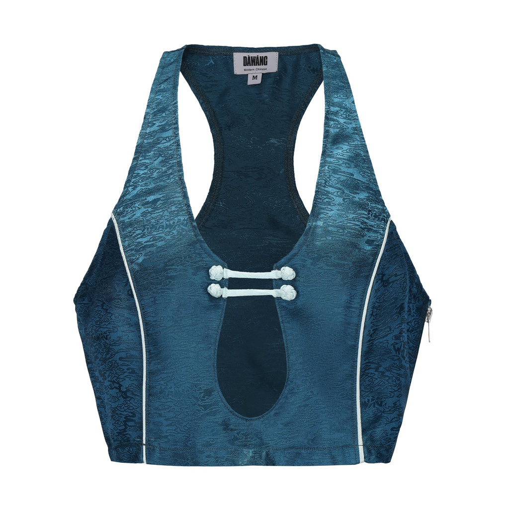 Bu Sleeveless Top Forest Blue