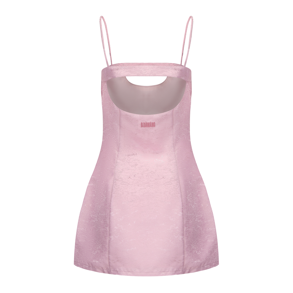 Fen Brocade Mini Dress