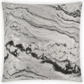 Mahwah Onyx Grey Throw Pillow With Insert