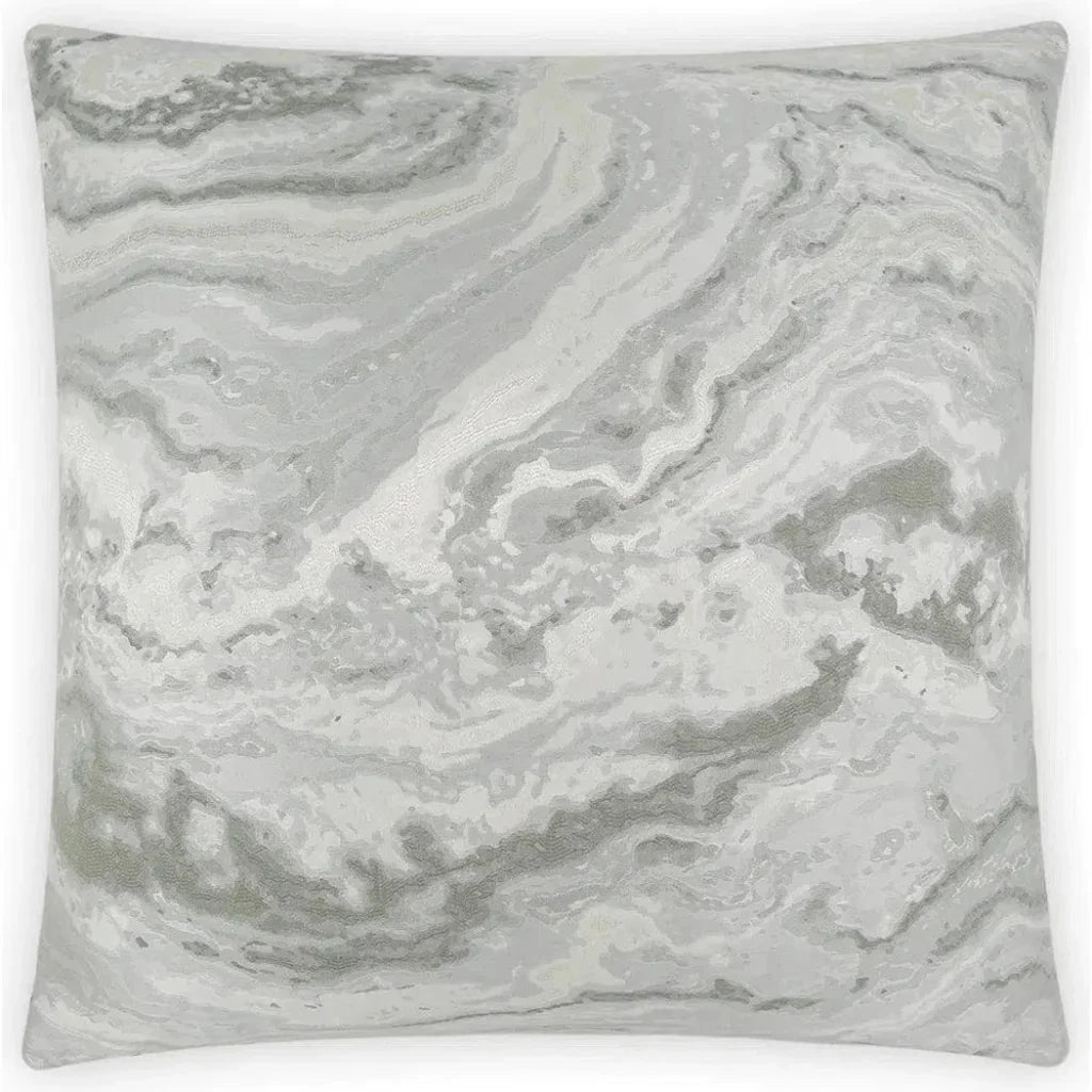 Mahwah Silver Throw Pillow With Insert