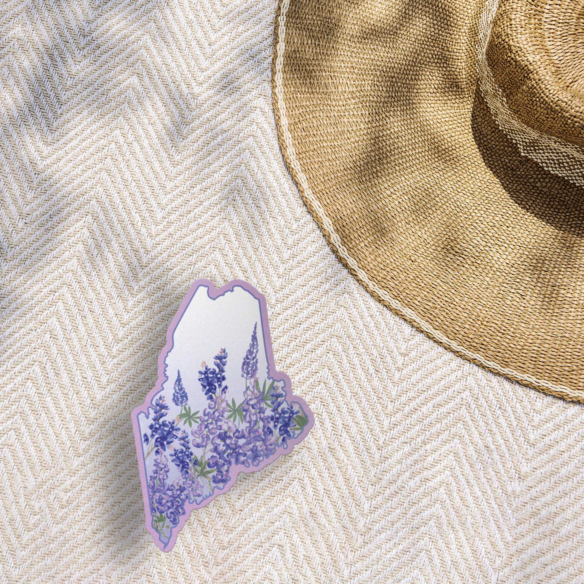 Maine Lupine Sticker