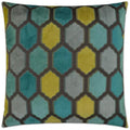 Mallorca Laguna Teal Throw Pillow Insert