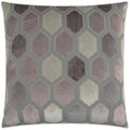 Mallorca Mulberry Grey Throw Pillow Insert