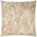 Malta Blush Brown Throw Pillow With Insert