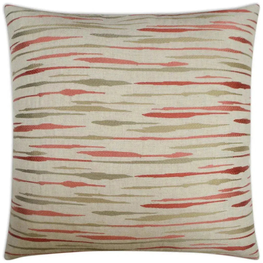 Marcus Coral Throw Pillow With Insert
