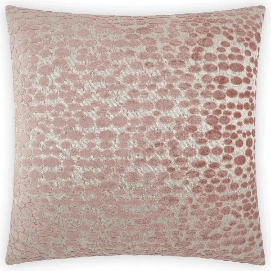 Markle Blush Ivory Throw Pillow With Insert