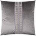 Mati Velvet Grey Throw Pillow With Insert