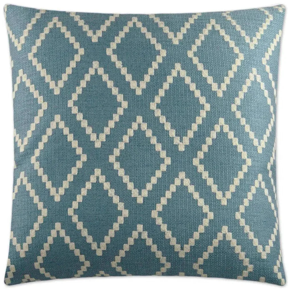 Matteo Turquoise Throw Pillow With Insert