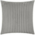 Megga Grey Grey Throw Pillow With Insert