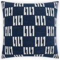 Milo Navy Blue Throw Pillow With Insert