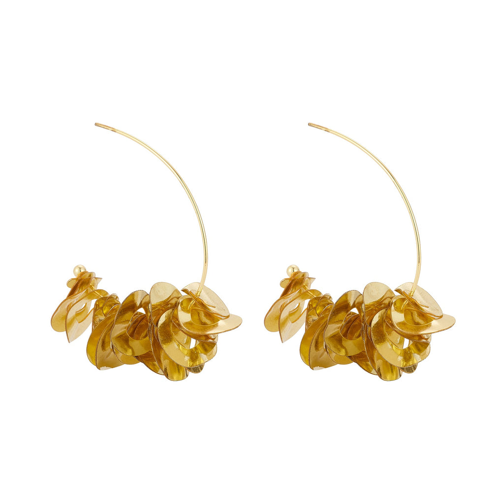 Mini Lolita Gold Hoop Earrings