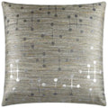 Morse Grey Throw Pillow With Insert