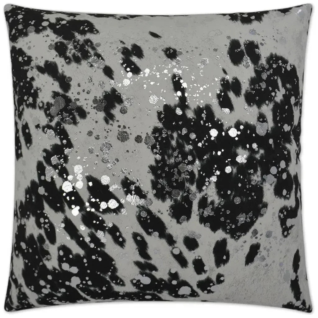 Mottley Moo Domino Black Throw Pillow Insert
