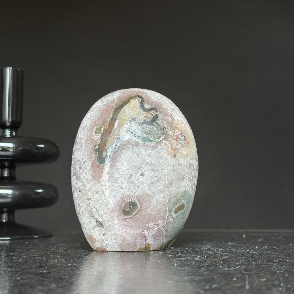Natural Amethyst Quartz Geode Egg