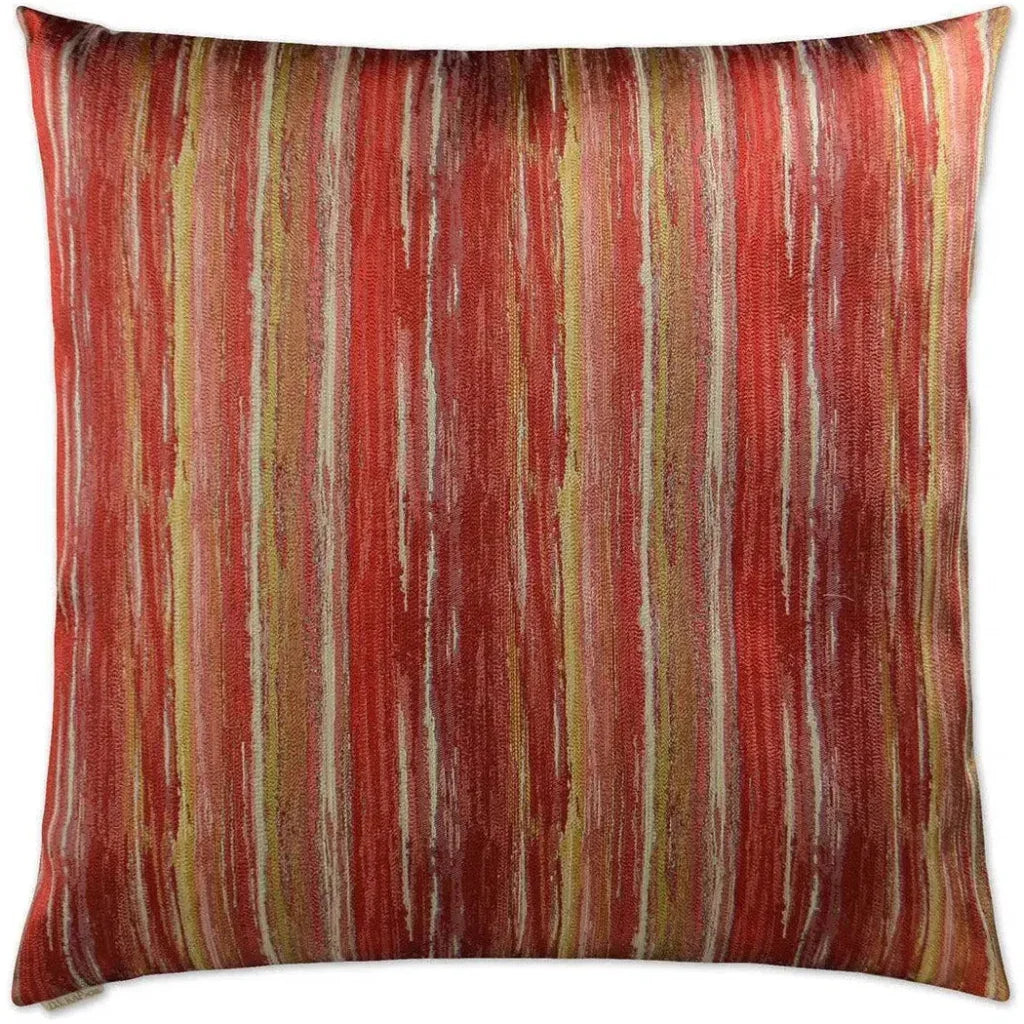 Nimby Vermillion Red Throw Pillow Insert