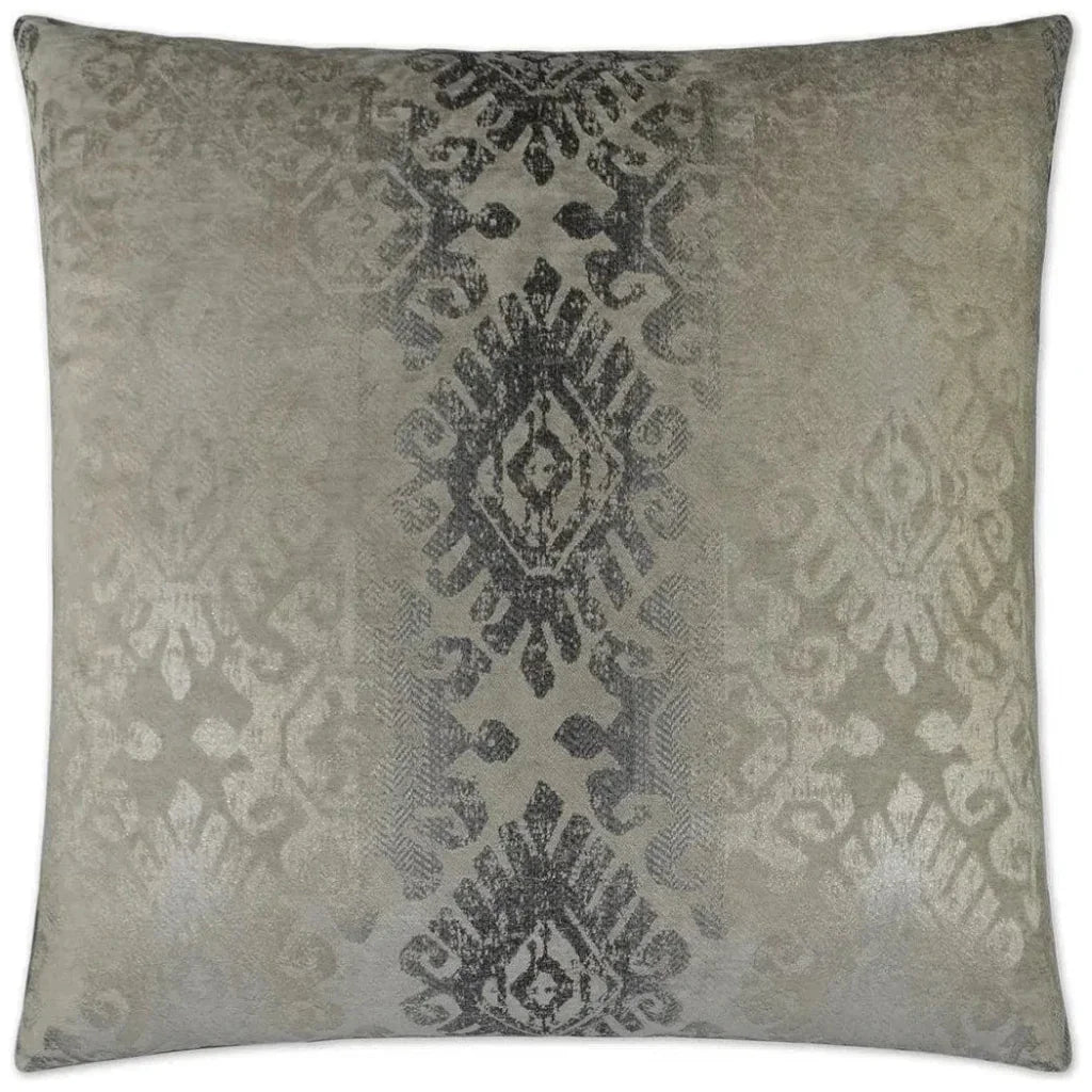 Nina Fog Brown Throw Pillow With Insert