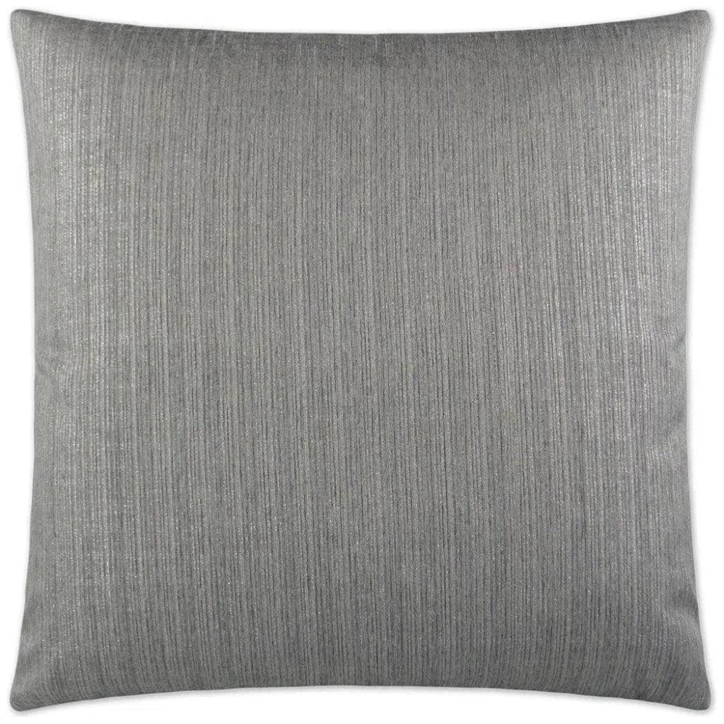 Ninon Silver Grey Throw Pillow With Insert
