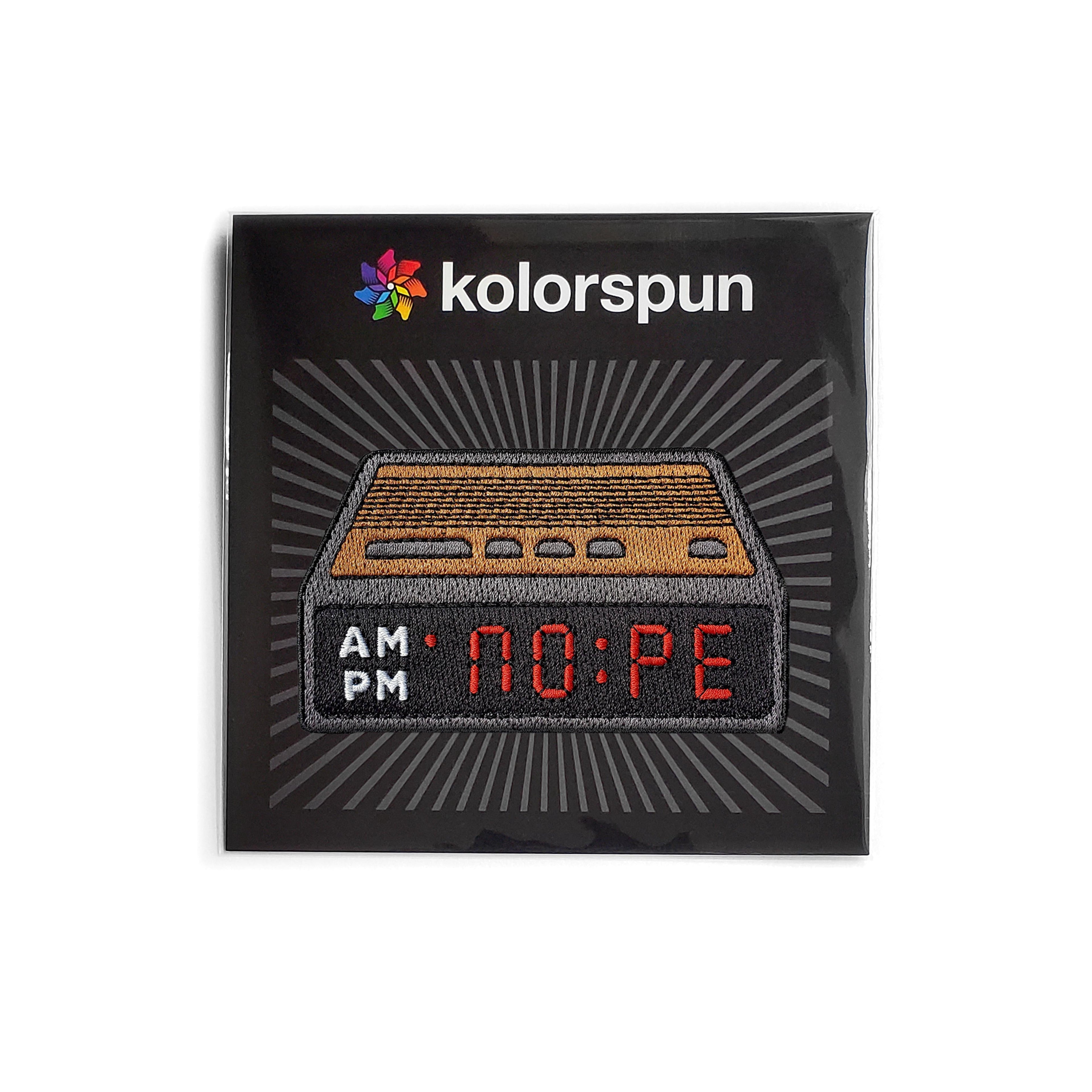 Nope Alarm Clock Patch