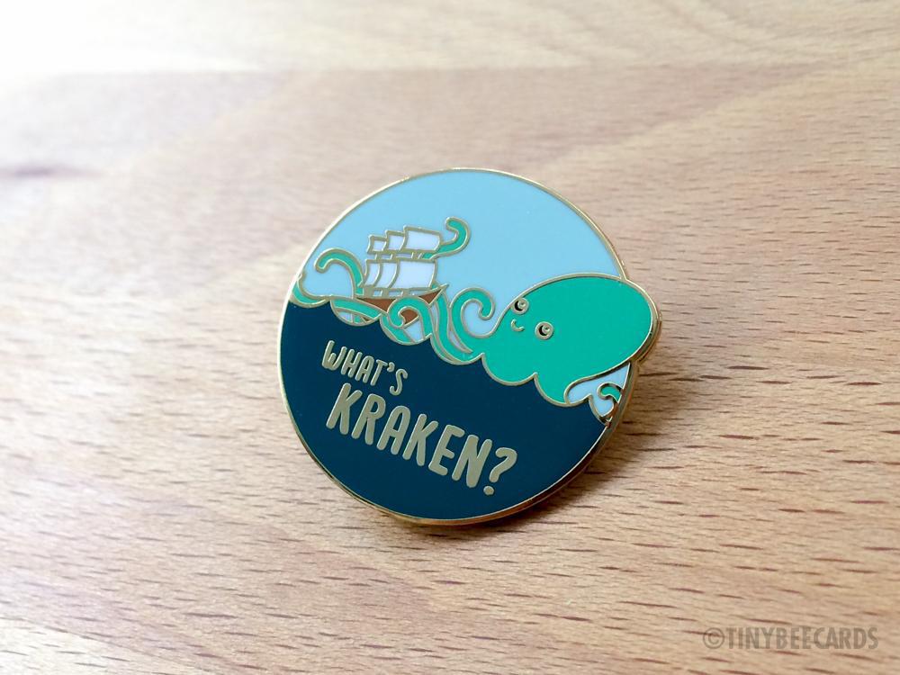 What's Kraken Hard Enamel Pin