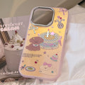 Gilt laser for iphone17 mobile phone case 16Promax pink cake puppy 15 anti-drop 14 cartoon 13