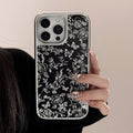 Gilt Apple 16promax mobile phone case iphone17 electroplating 13/14 butterfly 15 premium sense suitable for Huawei