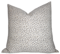 Spotted Velvet Pillow Cover in Ivory Natural