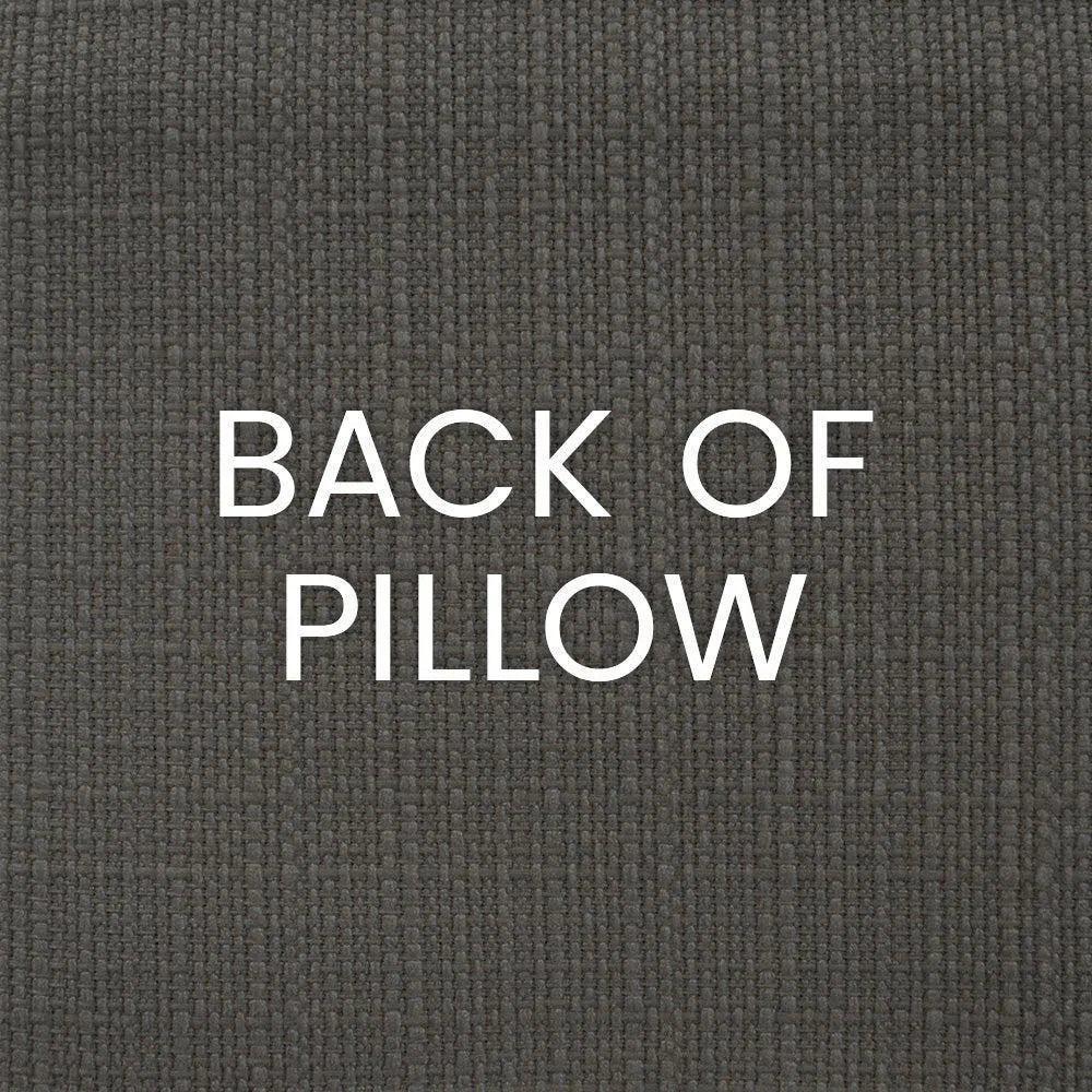 Okeefe Slate Off-White Throw Pillow Insert