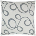 Okeefe Slate Off-White Throw Pillow Insert