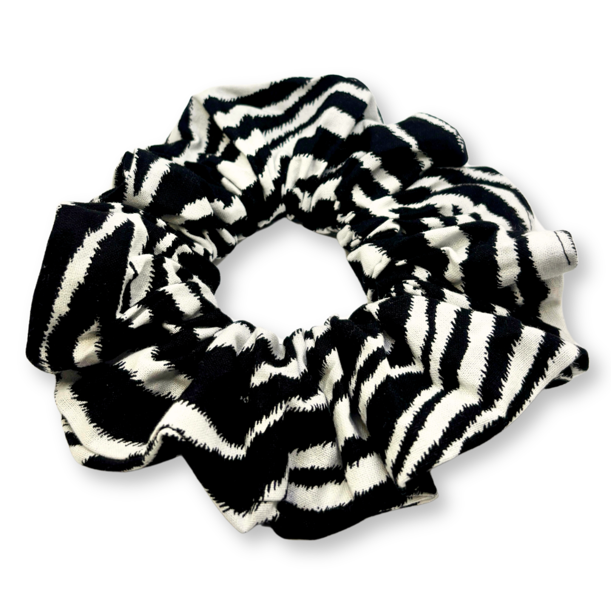 Zebra Print Scrunchie
