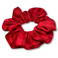 Red Plaid Scrunchie