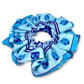 Blue Hanukkah Scrunchie